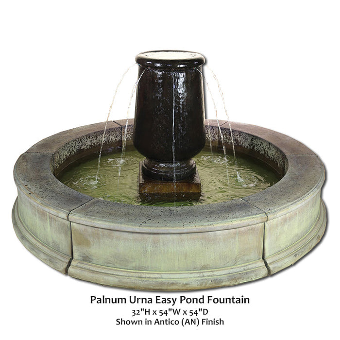Giannini's Garden Ornaments Palnum Urna Easy Pond Fountain
