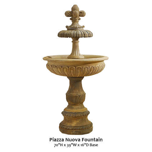 Giannini’s Garden Ornaments Piazza Nuova Fountain