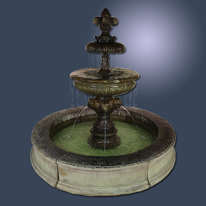 Giannini’s Garden Ornaments Piazza Veneta Easy Pond Fountain
