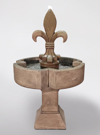 Al's Garden Art Piazza Fleur De Lis Fountain