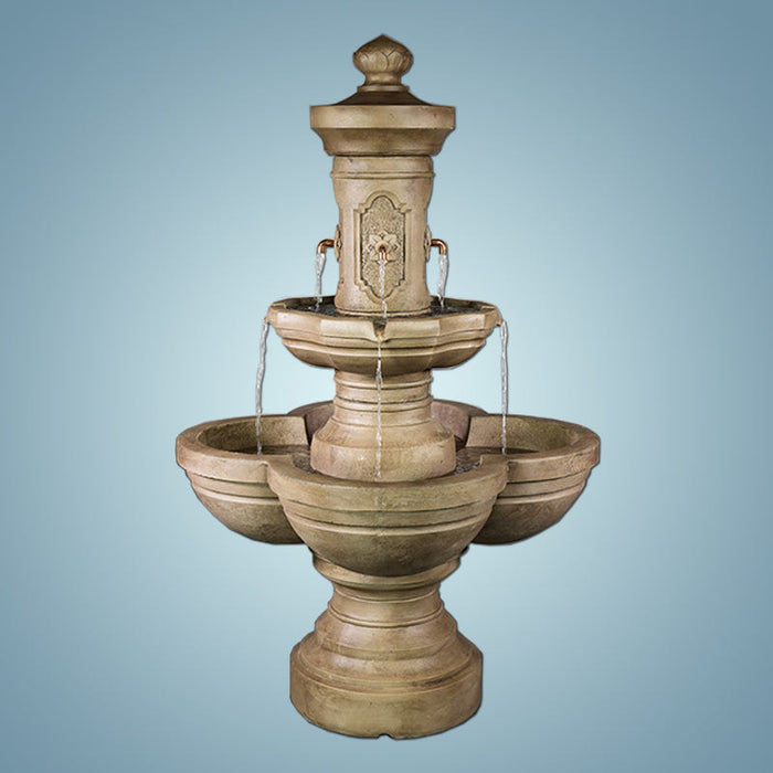 Giannini’s Garden Ornaments Ponticello Courtyard Fountain
