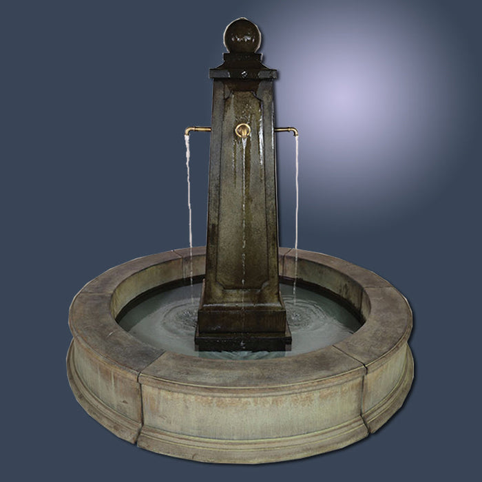 Giannini's Garden Ornaments Promenade Easy Pond Fountain for Bronze Spouts