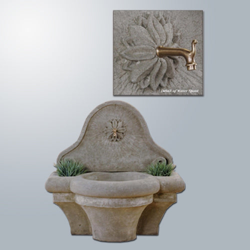 Giannini's Garden Ornaments Provence Wall Fountain For Spout