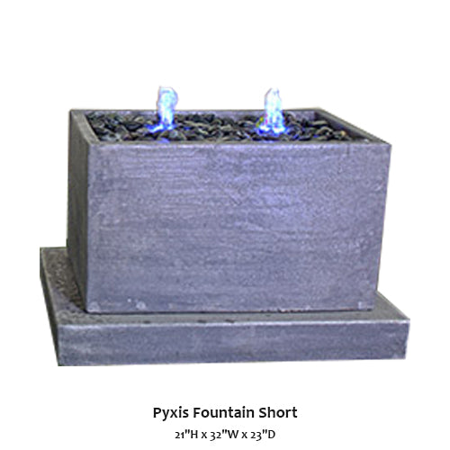 Giannini's Garden Ornaments Pyxis Fountain Short