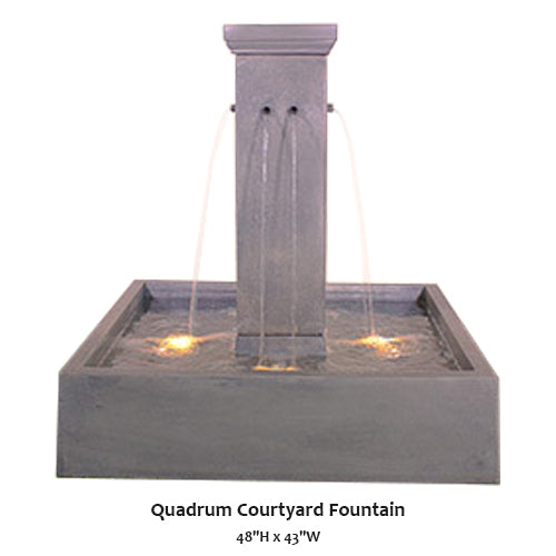 Giannini's Garden Ornaments Quadrum Courtyard Fountain
