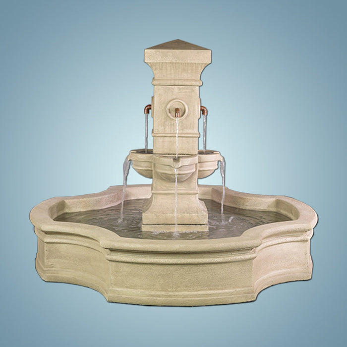 Giannini's Garden Ornaments Rialto Monaco Pond Fountain