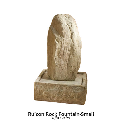 Giannini’s Garden Ornaments Ruicon Rock Fountain-Small