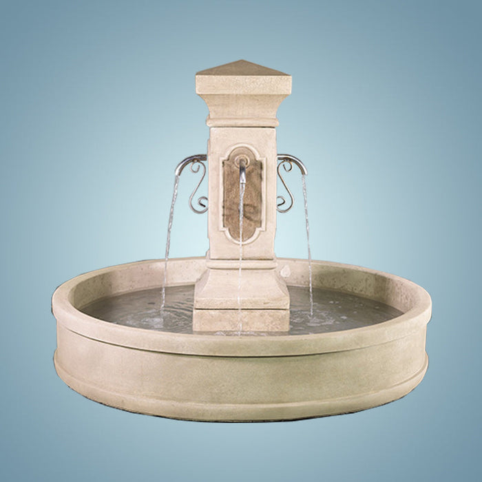 Giannini’s Garden Ornaments San Pietro Malibu Pond Fountain