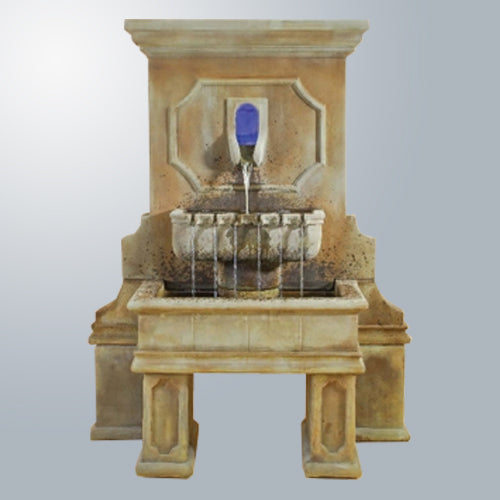 Giannini's Garden Ornaments Savonna Wall Fountain With Legs
