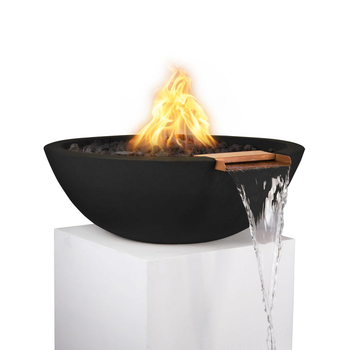 The Outdoor Plus Sedona Fire & Water Bowl in GFRC Concrete