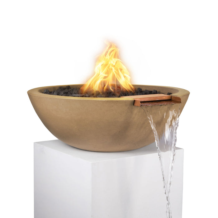 The Outdoor Plus Sedona Fire & Water Bowl in GFRC Concrete