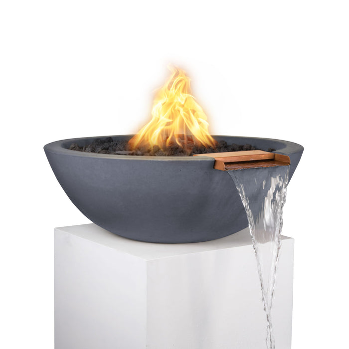 The Outdoor Plus Sedona Fire & Water Bowl in GFRC Concrete