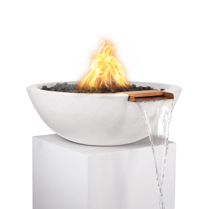 The Outdoor Plus Sedona Fire & Water Bowl in GFRC Concrete