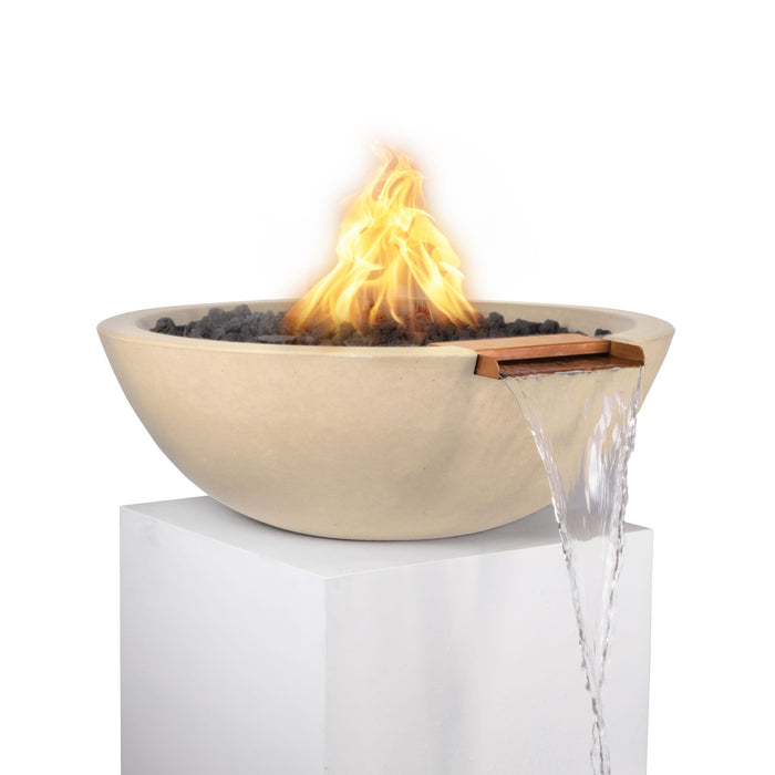 The Outdoor Plus Sedona Fire & Water Bowl in GFRC Concrete