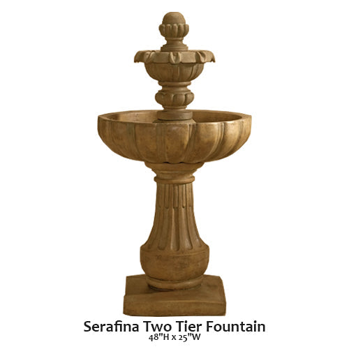 Giannini's Garden Ornaments Serafina Two Tier Fountain