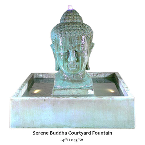 Giannini's Garden OrnamentsSerene Buddha Courtyard Fountain