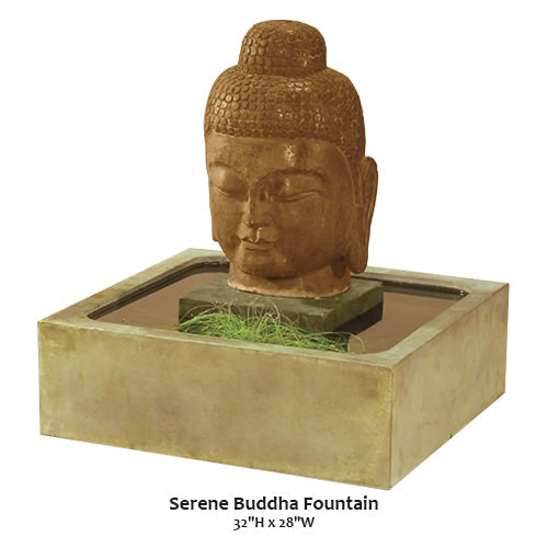 Giannini's Garden Ornaments Serene Buddha Fountain