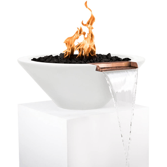 The Outdoor Plus Cazo Fire & Water Bowl in GFRC Concrete