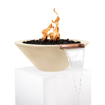 The Outdoor Plus Cazo Fire & Water Bowl in GFRC Concrete
