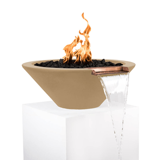 The Outdoor Plus Cazo Fire & Water Bowl in GFRC Concrete