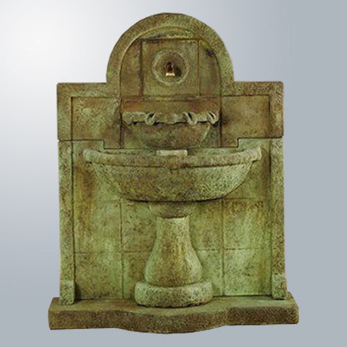 Giannini’s Garden Ornaments Terme del Foro Outdoor Wall Fountain for Spout