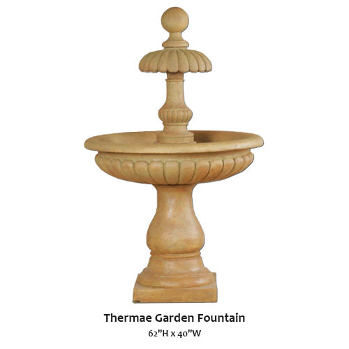 Giannini’s Garden Ornaments Thermae Garden Fountain