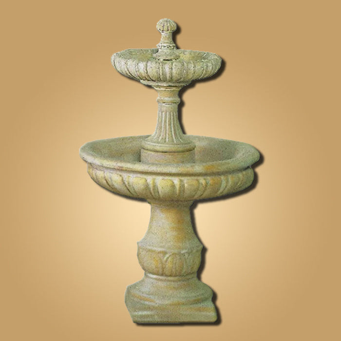 Giannini’s Garden Ornaments Tivoli Two Tier Outdoor Water Fountain