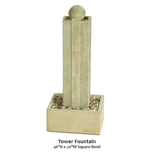 Giannini’s Garden Ornaments Tower Fountain