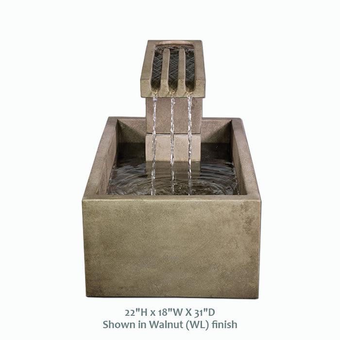 Giannini’s Garden Ornaments Trellis Terrace Fountain