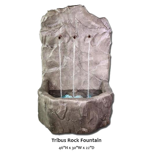 Giannini’s Garden Ornaments Tribus Rock Fountain