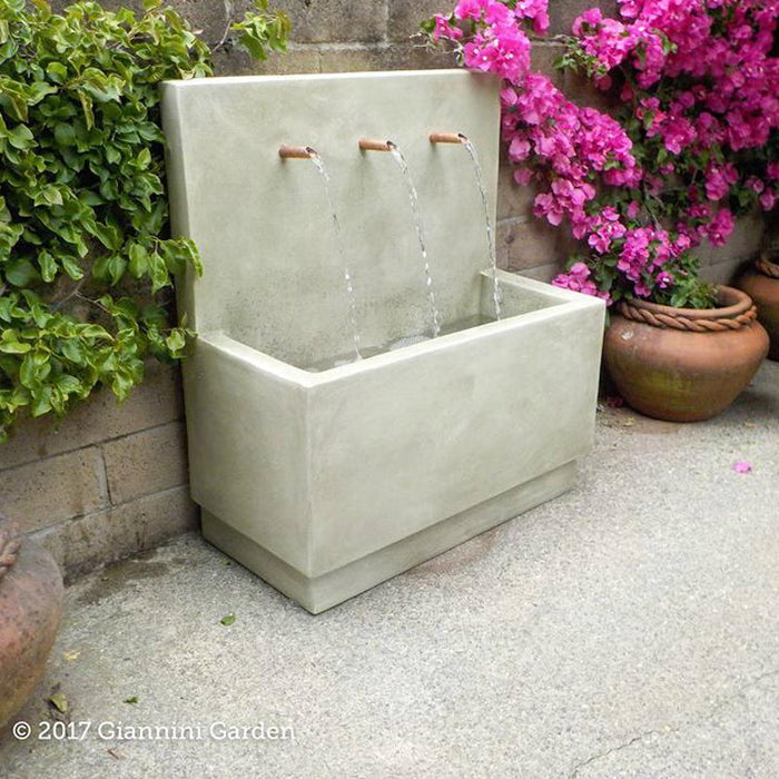 Giannini’s Garden Ornaments Tribus Wall Outdoor Water Fountain