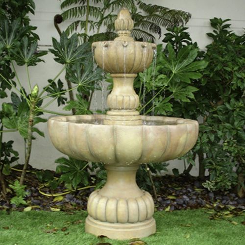 Giannini’s Garden Ornaments Urbino Grande Short Two Tier Fountain