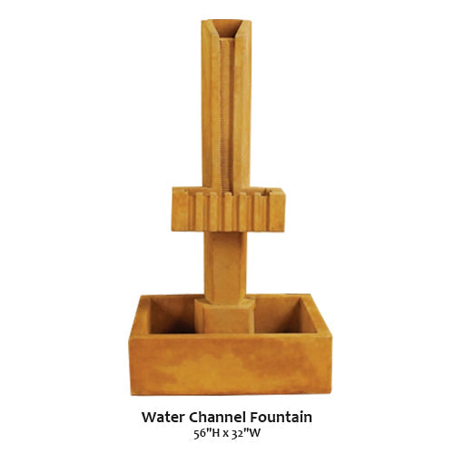 Giannini’s Garden Ornaments Water Channel Fountain