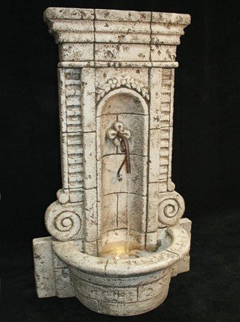 Al's Garden Art Champagne Wall Outdoor Fountain