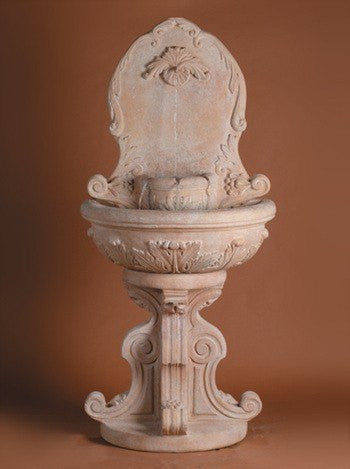 Al's Garden Art Garland Wall Cast Stone Outdoor Fountain