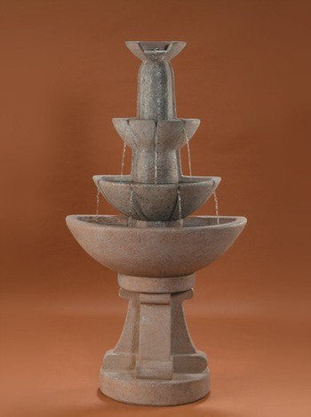 Al's Garden Art Rio Cast Stone Wall Outdoor Fountain