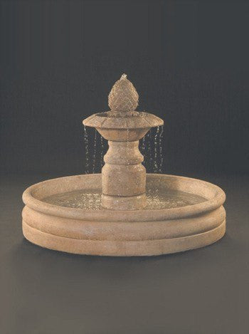 Al's Garden Art Venetian Cast Stone Outdoor Fountain With 46 Inch Basin