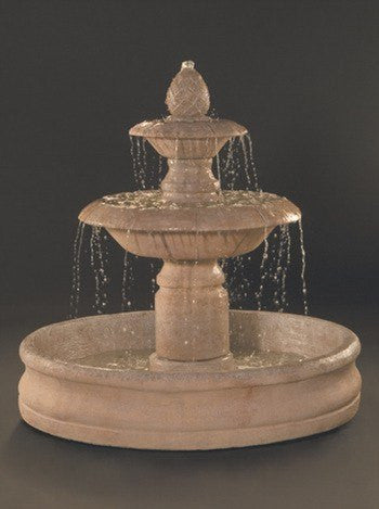 Al's Garden Art Venetian Two Tier Outdoor Fountain With 55 Inch Basin