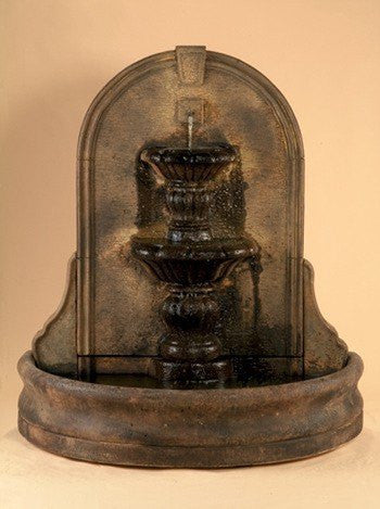 Al's Garden Art Vizcaya Wall Outdoor Fountain - Small