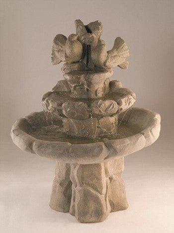 Al's Garden Art Romance Cast Stone Garden Fountain