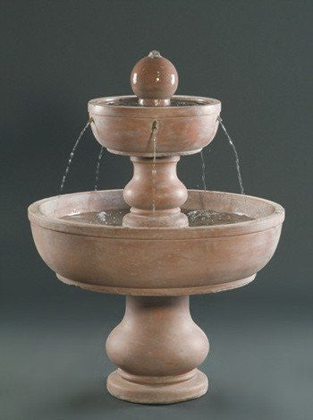 Al's Garden Art 2-Tier Alonzo Garden Water Fountain