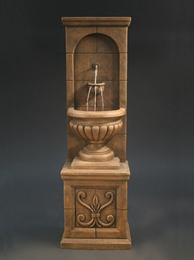 Al's Garden Art Vestibule Wall Cast Stone Outdoor Fountain