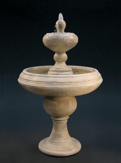 Al's Garden Art Barcelona Two Tier Outdoor Fountain - Tall