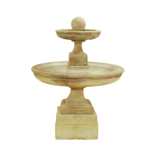 Giannini's Garden Ornaments Hampton Short Two Tier Fountain