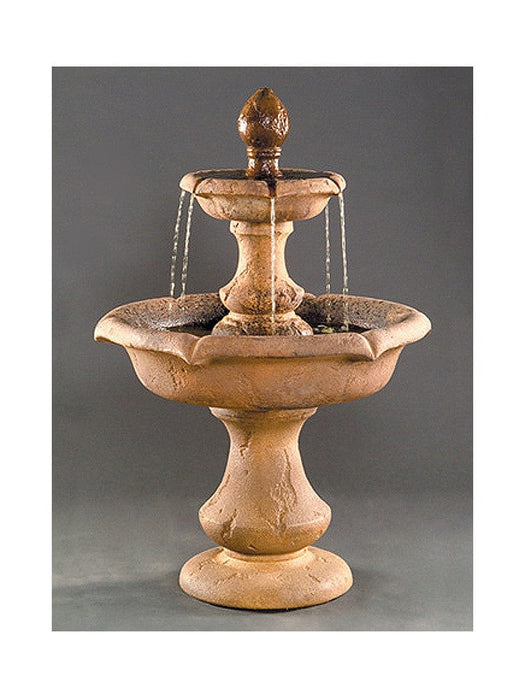 Al's Garden Art Verona Two Tier Garden Fountain - Short